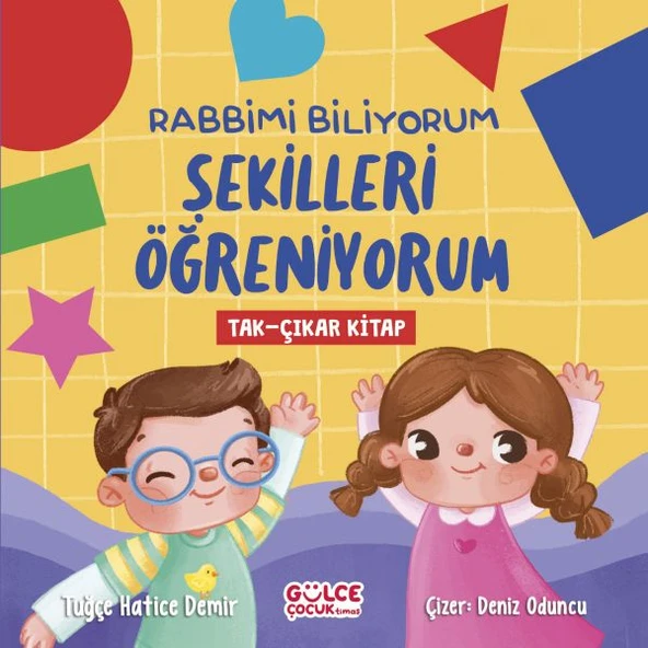 Rabbimi Biliyorum Şekilleri Öğreniyorum (Tak-Çıkar Kitap) ürün görseli 1