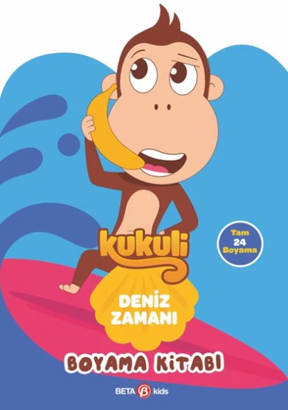 Kukuli Deniz Zamanı Boyama Kitabı ürün görseli 1