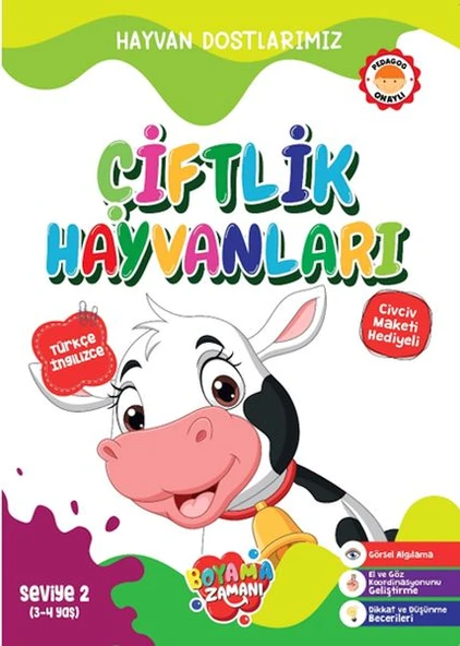 Hayvan Dostlarımız - Çiftlik Hayvanları Seviye 2  (3-4 Yaş) ürün görseli 1