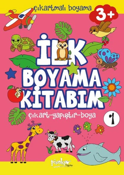 Çıkartmalı İlk Boyama Kitabım 3+ Yaş-1 ürün görseli 1