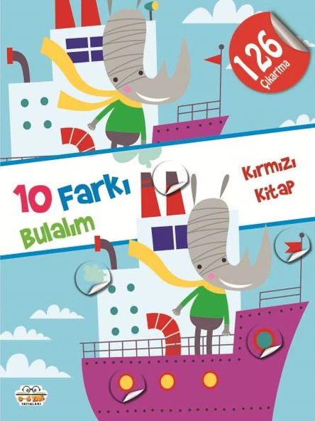 10 Farkı Bulalım-Kırmızı Kitap ürün görseli 1
