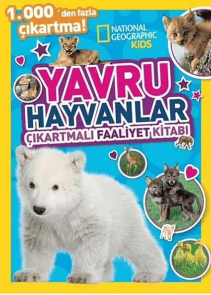 National Geographic Kids Yavru Hayvanlar Çıkartmalı Faaliyet Kitabı ürün görseli 1