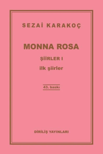Şiirler 1 - Monna Rosa ürün görseli 1