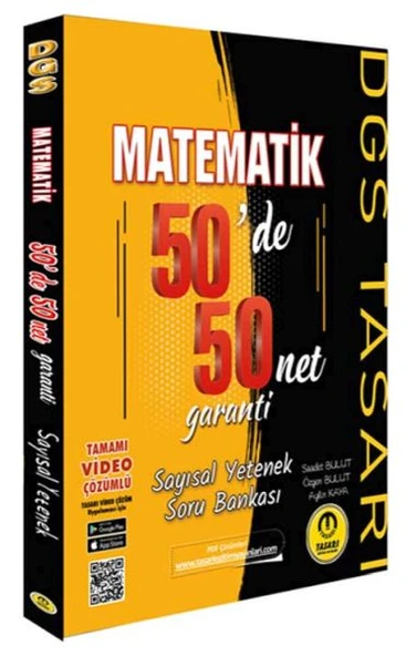 Tasarı DGS Matematik 50 de 50 Net Garanti Soru Bankası ürün görseli 1