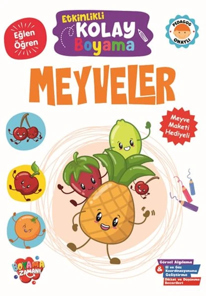 Etkinlikli Kolay Boyama -Meyveler ürün görseli 1