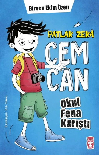 Patlak Zekâ Cemcan - Okul Fena Karıştı (Fleksi Cilt) ürün görseli 1