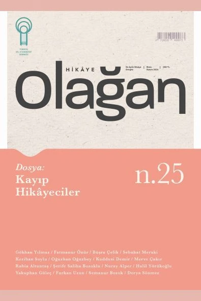 Olağan Hikaye (25. Sayı) ürün görseli 1