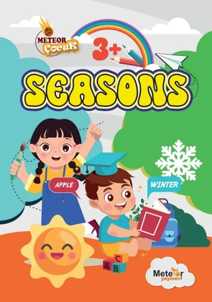 Seasons (Mevsimler) Türkçe – İngilizce Boyama Kitabı ürün görseli 1