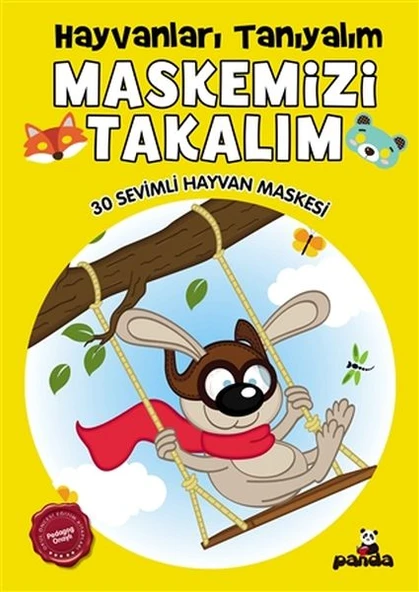 Maskemizi Takalım - Hayvanları Tanıyalım - 30 Sevimli Hayvan Maskesi ürün görseli 1