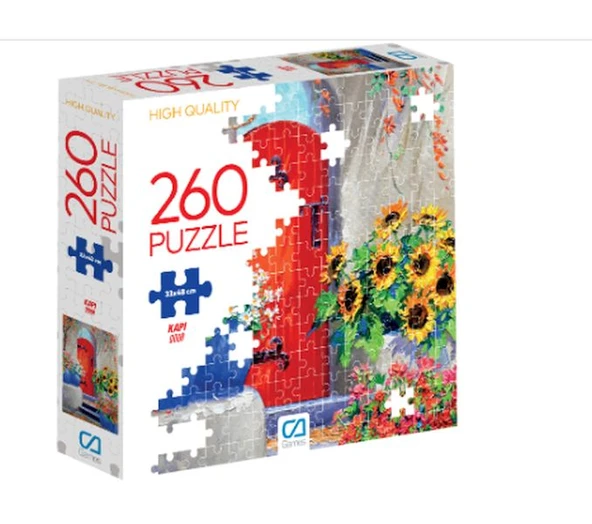 Kırmızı Kapı Puzzle 260 ürün görseli 1
