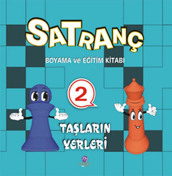 Satranç Boyama ve Eğitim Kitabı -2 / Taşların Yerleri ürün görseli 1