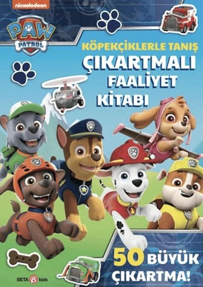 Paw Patrol - Köpekçiklerle Tanış Çıkartmalı Faaliyet Kitabı ürün görseli 1