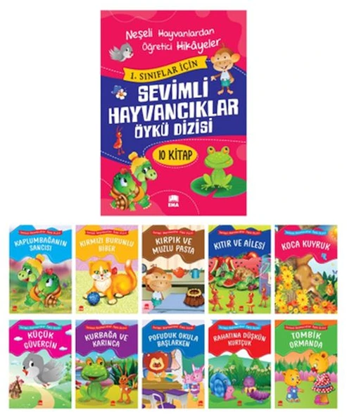 Sevimli Hayvancıklar Öykü Dizisi (10 Kitap) ürün görseli 1