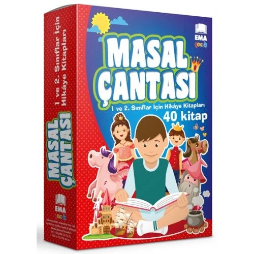 Masal Çantası 1. ve 2. Sınıflar İçin Hikaye Kitapları (40 Kitap Takım) ürün görseli 1