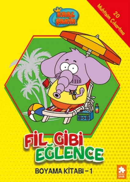 Kral Şakir Fil Gibi Eğlence Boyama Kitabı- 1 ürün görseli 1