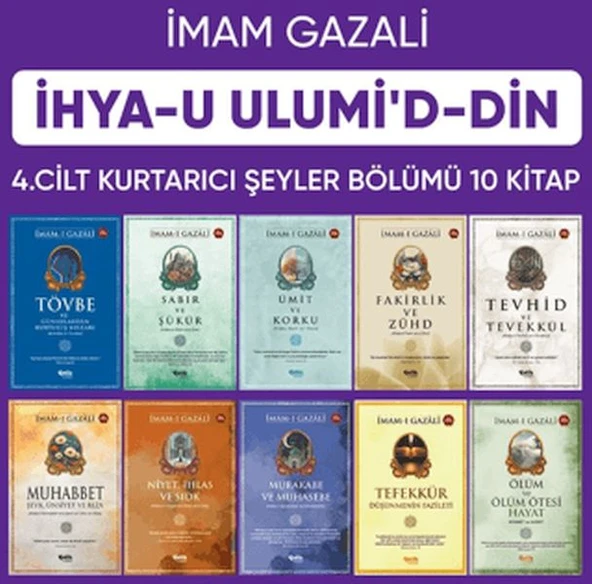 İhyau Ulumiddin 4. Cilt (Kurtarıcı Şeyler 10 Kitap) ürün görseli 1