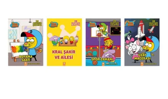 Kral Şakir Boyama 4 Kitaplık ürün görseli 1