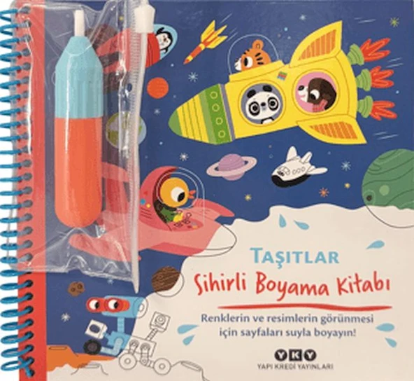 Sihirli Boyama Kitabı - Taşıtlar ürün görseli 1