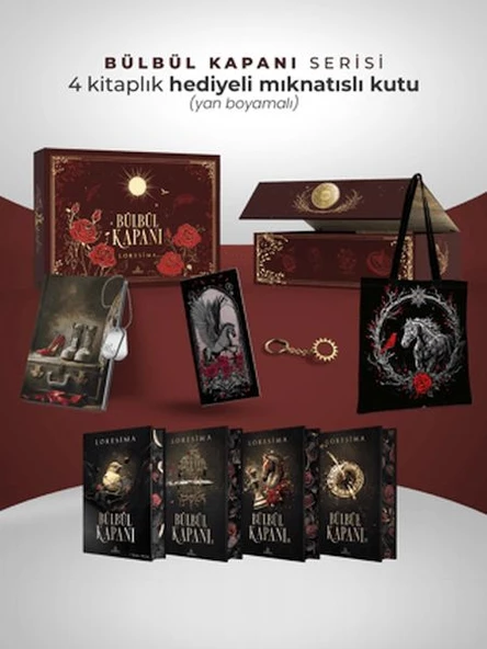 Bülbül Kapanı Serisi - Hediyeli Yan Boyamalı Mıknatıslı Kutu ürün görseli 1