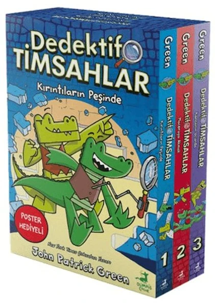 Dedektif Timsahlar 3 Kitaplık Kutulu Set (1-2-3) ürün görseli 1