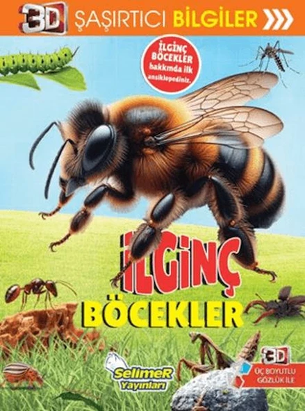 3D Şaşırtıcı Bilgiler - İlginç Böcekler ürün görseli 1