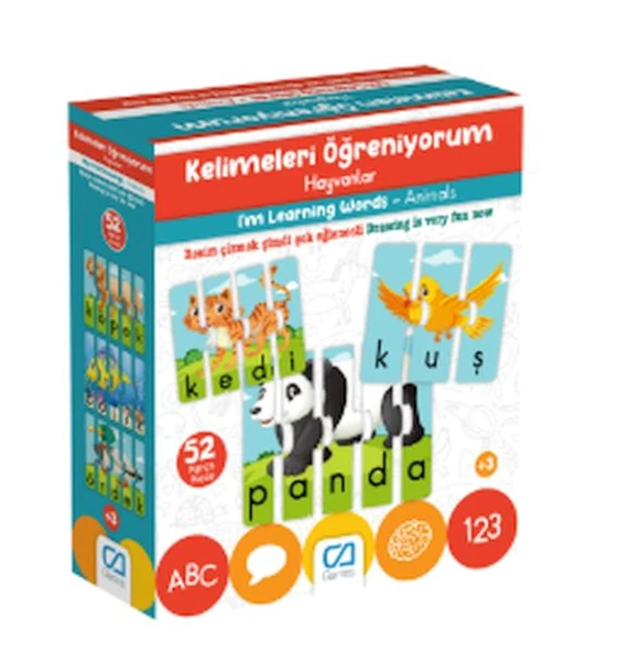 Kelimeleri Öğreniyorum Hayvanlar ürün görseli 1