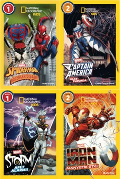 National Geographic Kids - Marvel Kahramanları ile Keşif Yolculuğu Serisi ürün görseli 1