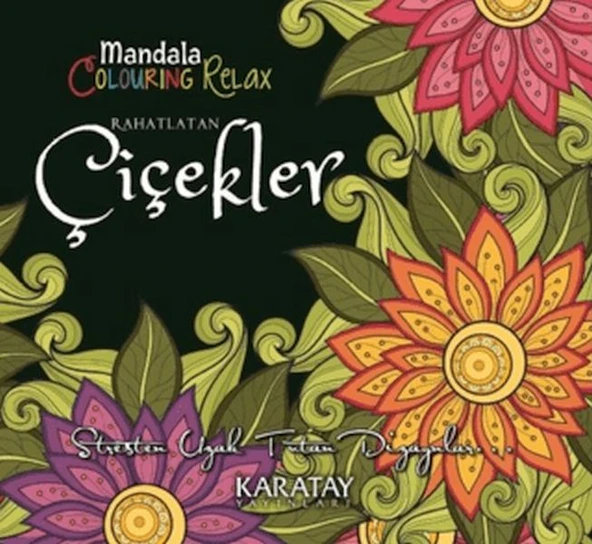 Rahatlatan Çiçekler - Mandala Colouring Relax ürün görseli 1
