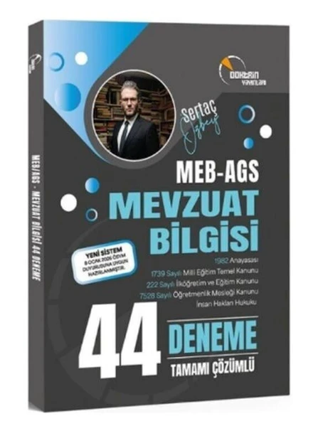 Doktrin Yayınları MEB AGS Mevzuat Bilgisi 44 Deneme ürün görseli 1