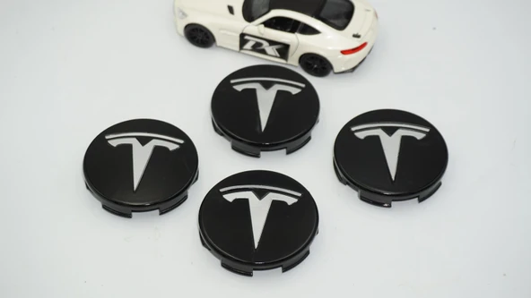 DK Tuning Tesla Model 3 S X Y Siyah Jant Göbek Kapağı Seti 57mm ürün görseli 1