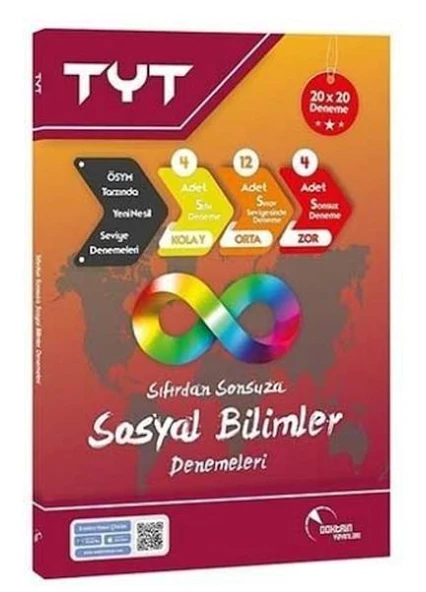 Doktrin Yayınları TYT Sosyal Bilimler Sıfırdan Sonsuza 20x20 Deneme ürün görseli 1