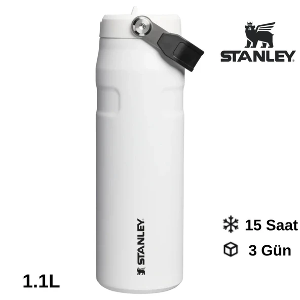 Stanley The IceFlow Flip Straw Pipetli Termos Bardak 1.1 LT Matara ürün görseli 1