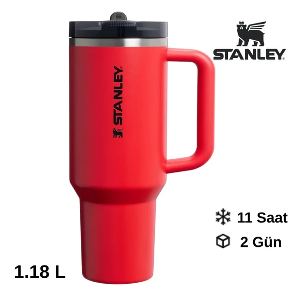 Stanley The Quencher ProTour Flip Straw Tumbler Pipetli Termos 1,18 LT Pipetli Matara ürün görseli 1