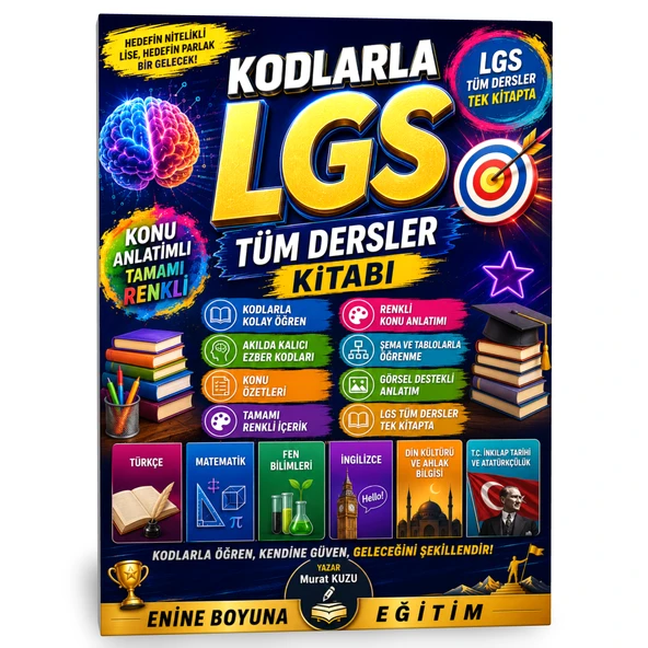 KODLARLA LGS TÜM DERSLER KİTABI ürün görseli 1