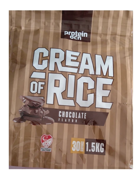 Protein Ocn Çikolata Aromalı Pirinç Kreması (Cream Of Rice) 1,5 Kg. ürün görseli 1