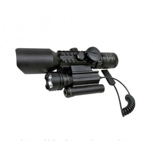 310x42  Zoomlu Av  Dürbünü  Lazeri Zenon Fenerli M9 ürün görseli 1