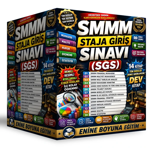 SGS SMMM STAJA GİRİŞ TAM HAZIRLIK SETİ ürün görseli 1