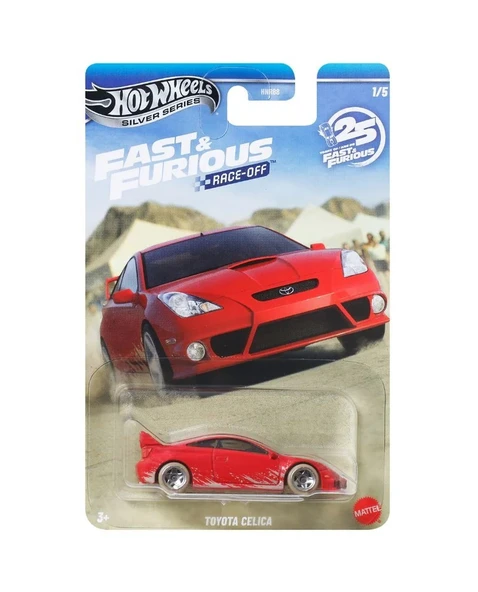 Hot Wheels Fast & Furious 25 YIL RACE-OFF  TOYOTA CELICA JKX15 - HNR88 ürün görseli 1