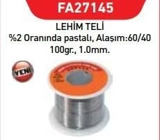 Fastbond 27145 Lehim Teli 1 mm 100 gr ürün görseli 1