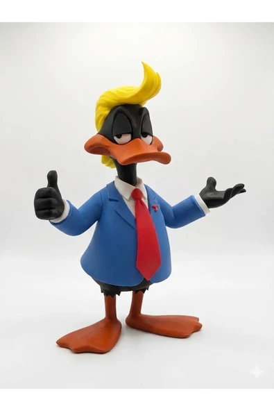 Mr Donald Stil Ördek Figürü – Dekoratif Koleksiyonluk Masaüstü Biblo ürün görseli 1