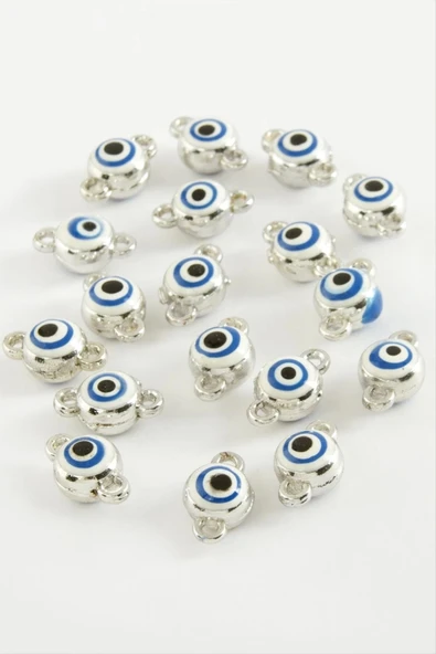 Nazar Çift Kulplu Mineli Bileklik ve Kolye Ucu Aparatı 1 Adet ürün görseli 1