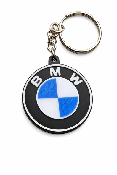 BMW Logo Anahtarlık Sade Tasarım – Premium Metal Oto Aksesuar ürün görseli 1