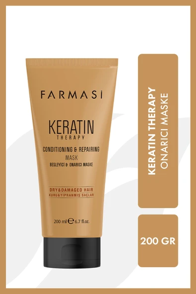 Keratin Therapy Onarıcı Maske 200 ml ürün görseli 1
