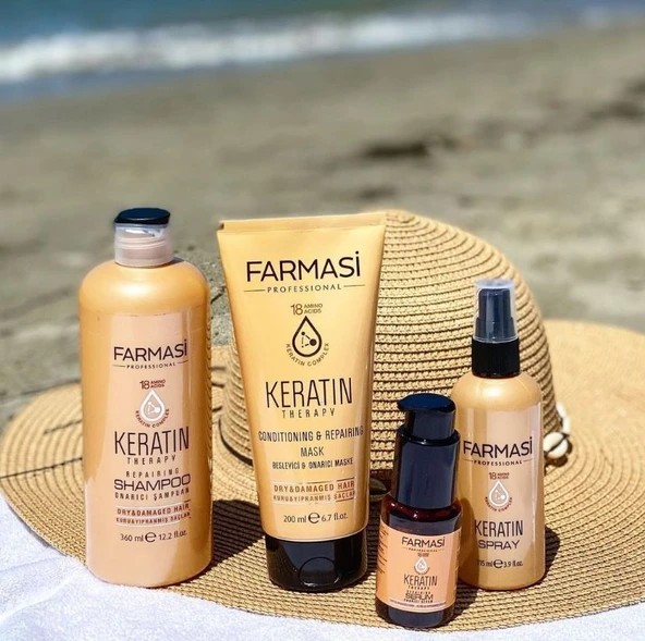Keratin Therapy Onarıcı Maske 200 ml - Resim 3