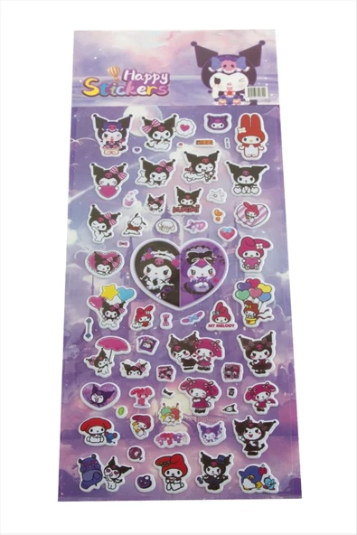 Çzgflm Karakteri Kabartmalı Sticker ürün görseli 1