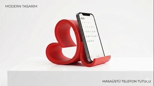 Riti Design - Nexus - Sonsuz Kalp Tasarım Masaüstü Telefon Tutucu ürün görseli 1