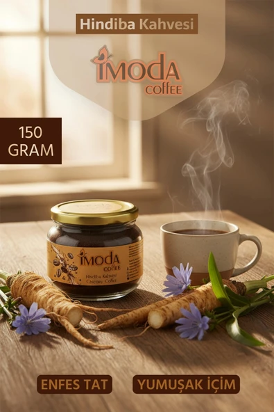 Hindiba Kahvesi 150 gr Cam Kavanoz – 60 Kullanımlık Granül Kahve, Yumuşak İçim ürün görseli 1
