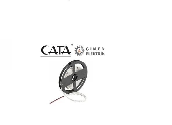 5 METRE CATA CT 4482 10 Çip İç Mekan Şerit Led Kırmızı 12V ürün görseli 1