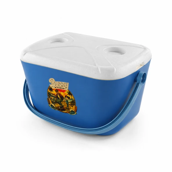 Kale Termos 20 LT BUZZY RETRO BUZLUK TERMOS (1179 COOLER BOX) - Resim 6