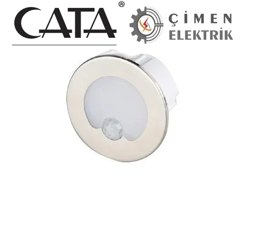 Eco Lounge CATA CT 5174 1.5W Radar Sensörlü Koridor Aydınlatması 3200K Gün Işığı ürün görseli 1
